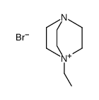 4-ethyl-1-aza-4-azoniabicyclo[2.2.2]octane,bromide Structure