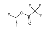 trifluoroacetic acid difluoromethyl ester Structure