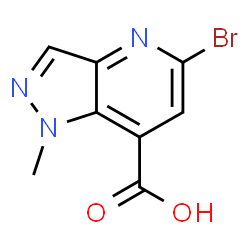 5-Bromo-1-methyl-1H-pyrazolo[4,3-b]pyridine-7-carboxylic acid Structure