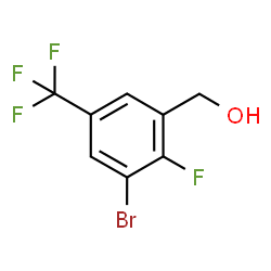 3-Bromo-2-fluoro-5-(trifluoromethyl)benzyl alcohol Structure