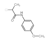 2-CHLORO-N-(4-METHOXYPHENYL)PROPANAMIDE structure