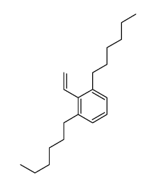 2-ethenyl-1,3-dihexylbenzene结构式