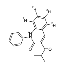 (Z)-4-methyl-3-oxo-N-phenyl-2-([2H5]phenylmethylene)pentamide Structure