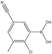 2-Chloro-3-methyl-5-cyanophenylboronic acid picture