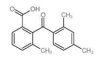 Benzoicacid, 2-(2,4-dimethylbenzoyl)-3-methyl- Structure