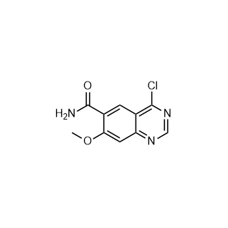 4-Chloro-7-methoxyquinazoline-6-carboxamide structure