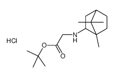 [2-[(2-methylpropan-2-yl)oxy]-2-oxoethyl]-(4,7,7-trimethyl-3-bicyclo[2.2.1]heptanyl)azanium,chloride Structure
