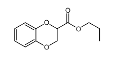1,4-Benzodioxane-2-carboxylic acid propyl ester结构式