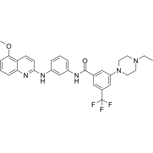 BRAF V600E/CRAF-IN-2 Structure