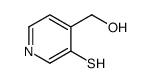 4-Pyridinemethanol,3-mercapto-(9CI) Structure