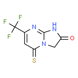 Imidazo[1,2-a]pyrimidin-2(3H)-one,1,5-dihydro-5-thioxo-7-(trifluoromethyl)-结构式