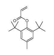 (2,6-ditert-butyl-4-methylphenyl) prop-2-enoate结构式