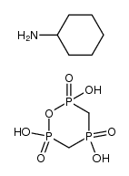 2,4,6-trioxo-2λ5,4λ5,6λ5-[1,2,4,6]oxatriphosphinane-2,4,6-triol, tris-cyclohexylamine salt结构式