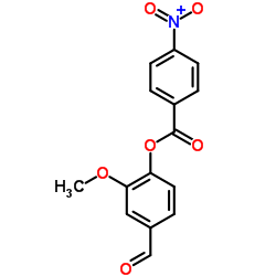 4-Formyl-2-methoxyphenyl 4-nitrobenzoate Structure