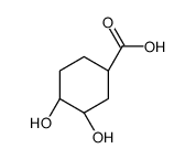 (1S,3S,4R)-3,4-dihydroxycyclohexane-1-carboxylic acid结构式