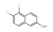 5,6-DIFLUORO-2-NAPHTHOL Structure