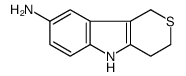 1,3,4,5-Tetrahydrothiopyrano[4,3-b]indol-8-amine Structure