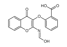2-(2-formamido-4-oxo-chromen-3-yl)oxybenzoic acid结构式