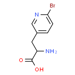 3-Pyridinepropanoicacid,-alpha--amino-6-bromo-(9CI)结构式