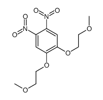 1,2-bis(2-methoxyethoxy)-4,5-dinitrobenzene Structure