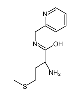 (2S)-2-amino-4-methylsulfanyl-N-(pyridin-2-ylmethyl)butanamide结构式