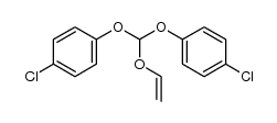 Bis-(p-chlorphenyl)-vinyl-orthoformiat结构式