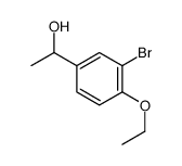 1-(3-Bromo-4-ethoxyphenyl)ethanol Structure