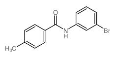 N-(3-bromophenyl)-4-methylbenzamide Structure