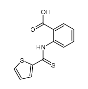 N-(2-carboxyphenyl)thiophene-2-thiocarboxamide结构式