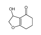 3-hydroxy-3,5,6,7-tetrahydro-2H-1-benzofuran-4-one Structure