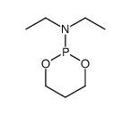 N,N-diethyl-1,3,2-dioxaphosphinan-2-amine结构式