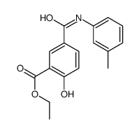 ethyl 2-hydroxy-5-[(3-methylphenyl)carbamoyl]benzoate结构式