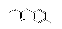 S-methyl-(4-chlorophenyl)isothiourea Structure