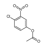 4-CHLORO-3-NITROPHENYL ACETATE Structure