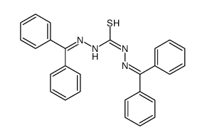 1,3-bis(benzhydrylideneamino)thiourea Structure