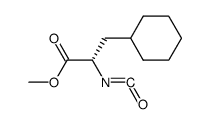 β-cyclohexyl-L-alanine methyl ester isocyanate结构式