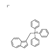 azulen-1-ylmethyl(triphenyl)phosphanium,iodide Structure
