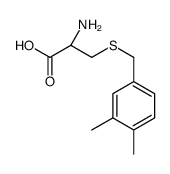 (2R)-2-amino-3-[(3,4-dimethylphenyl)methylsulfanyl]propanoic acid结构式