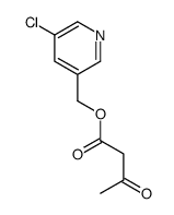 (5-chloropyridin-3-yl)methyl 3-oxobutanoate结构式