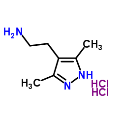 2-(3,5-Dimethyl-1H-pyrazol-4-yl)ethanamine dihydrochloride结构式