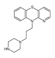 10-(3-piperazin-1-yl-propyl)-10H-benzo[b]pyrido[2,3-e][1,4]thiazine结构式