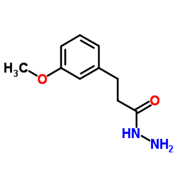 3-(3-Methoxyphenyl)propanehydrazide结构式