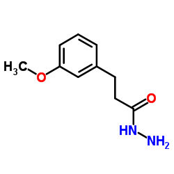 3-(3-Methoxyphenyl)propanehydrazide structure