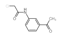 N-(3-Acetylphenyl)-2-chloroacetamide Structure