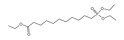 ethyl 11-(diethylphosphono)undecanate Structure