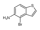 4-bromo-5-aminobenzothiophene Structure
