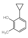 2-Cyclopropyl-6-methylphenol Structure