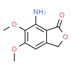 7-AMINO-5,6-DIMETHOXY-3 H-ISOBENZOFURAN-1-ONE结构式