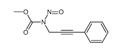 methyl nitroso(3-phenylprop-2-yn-1-yl)carbamate结构式