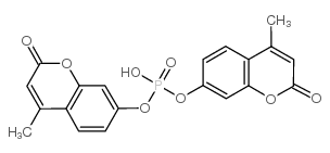 BIS(4-METHYLUMBELLIFERYL)PHOSPHATE Structure